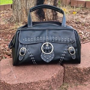 Black Double Handle Purse